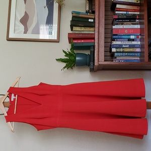 Dress the Population Fit and Flare Catalina Cocktail Dress